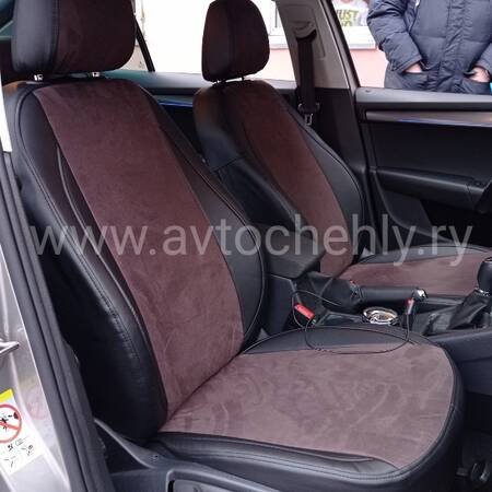 Стильные чехлы из Алькантары для Forester IV с 2012